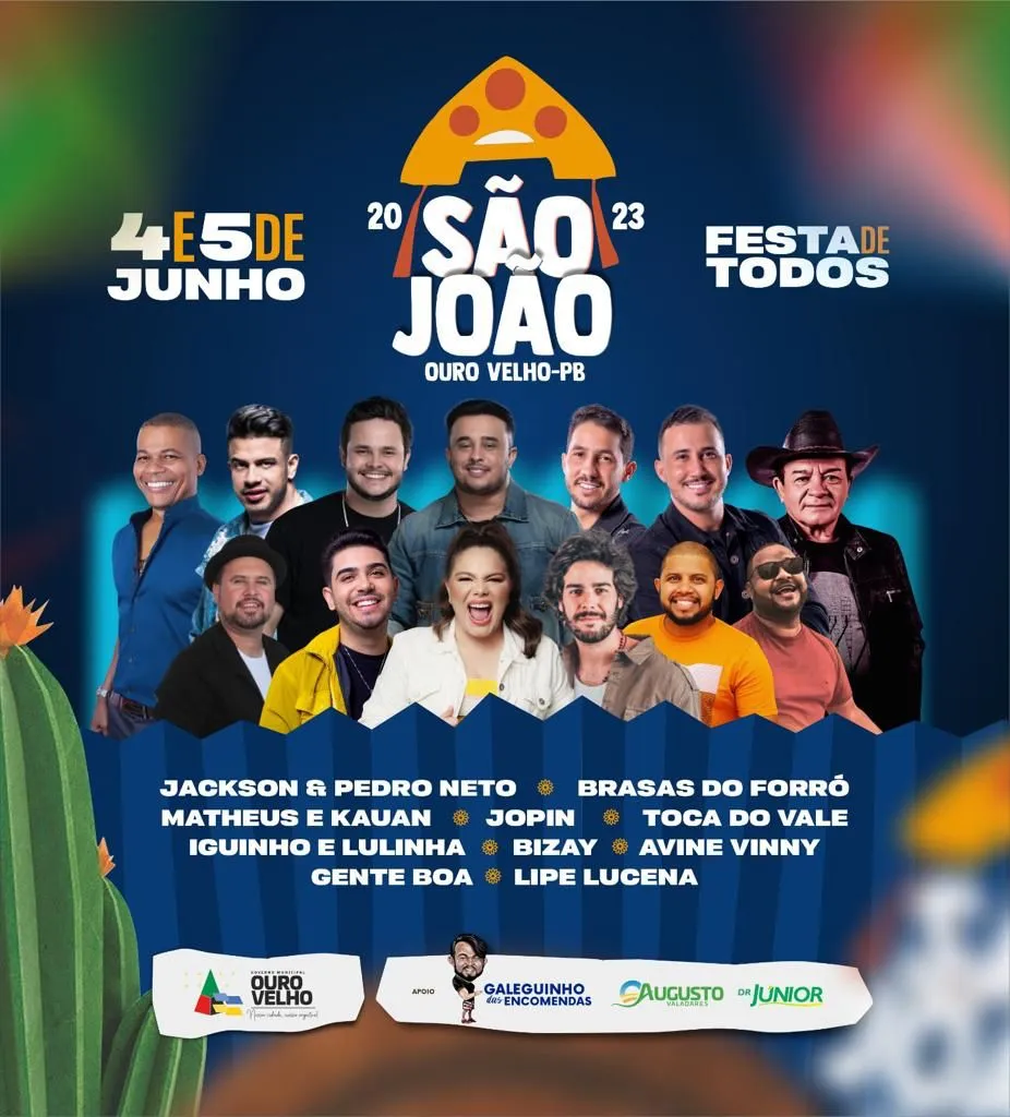 Confira a programação completa do São João de Ouro Velho