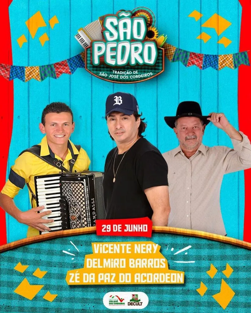 Felicio Queiroz divulga as atrações do tradicional São Pedro, em São José dos Cordeiros