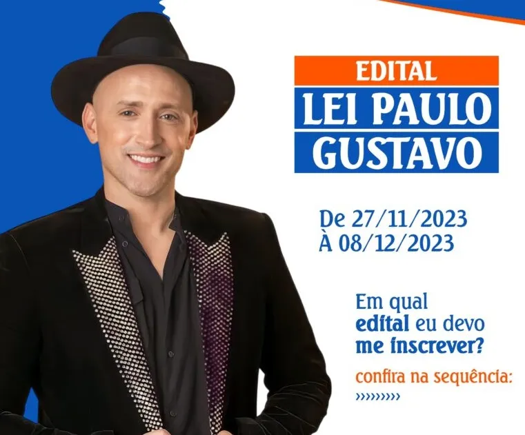 Prefeitura de Amparo lança editais da Lei Paulo Gustavo