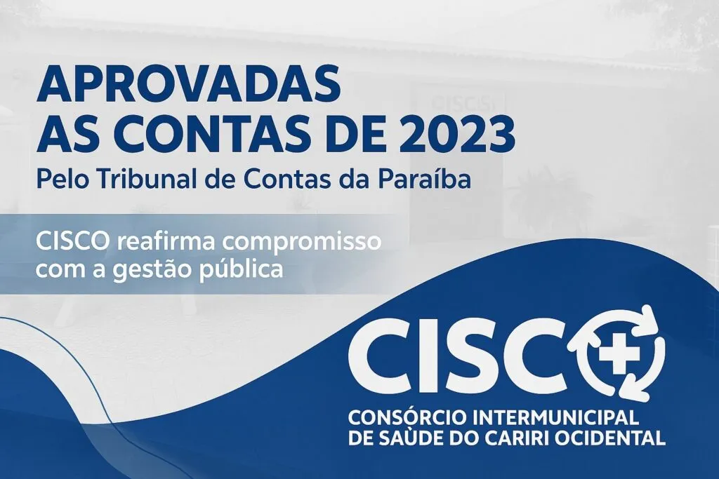 CISCO tem contas de 2023 aprovadas por unanimidade pelo Tribunal de Contas