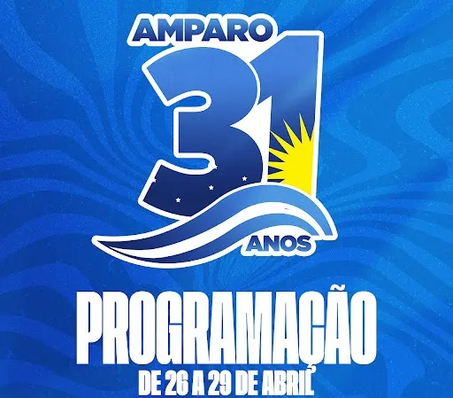 Prefeitura de Amparo divulgou programação completa dos 31 anos de Emancipação Política