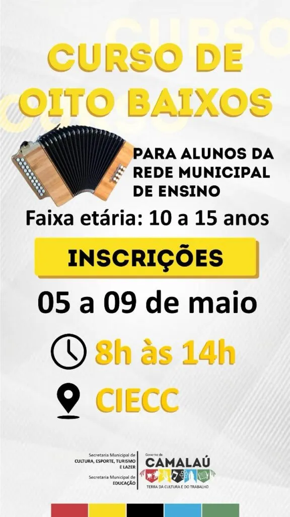 Prefeitura de Camalaú promove curso de Oito Baixos para alunos da rede Municipal de Ensino