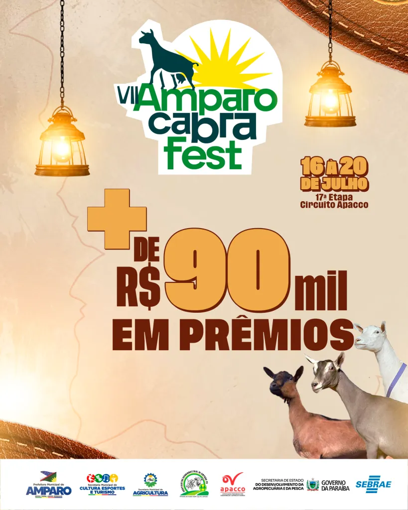 VII Edição da Amparo Cabra Fest terá mais de R$ 90 Mil em Premiação
