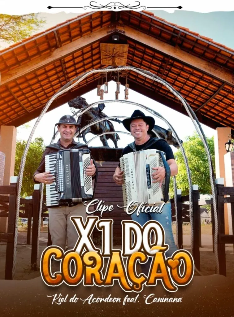 Kiel do Acordeon lança clipe com Caninana e acende as vaquejadas com “X1 do Coração”