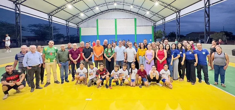 Prefeitura entrega Ginásio Poliesportivo no Simão Lopes e fortalece esporte e lazer em São José dos Cordeiros