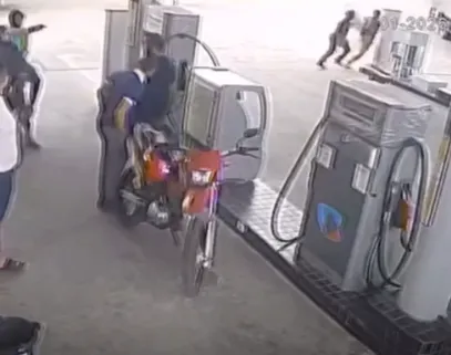 Assalto é registrado novamente em posto de gasolina na cidade de Assunção