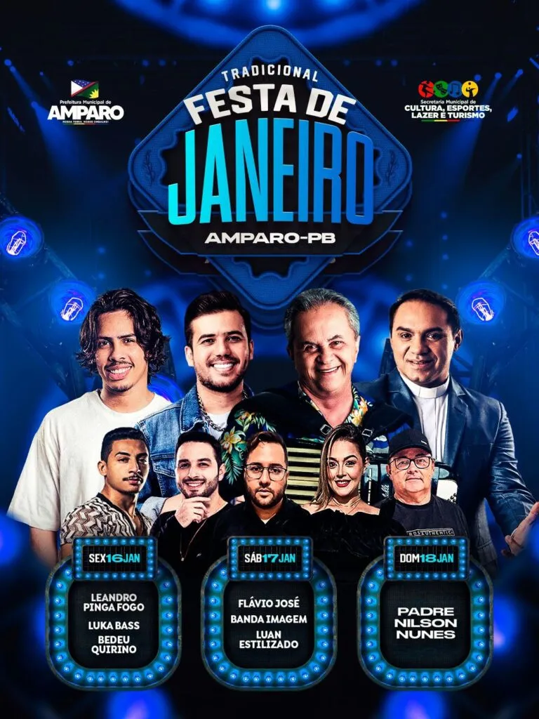 Amparo se prepara para três dias de festa, fé e cultura com a Tradicional Festa de Janeiro 2026