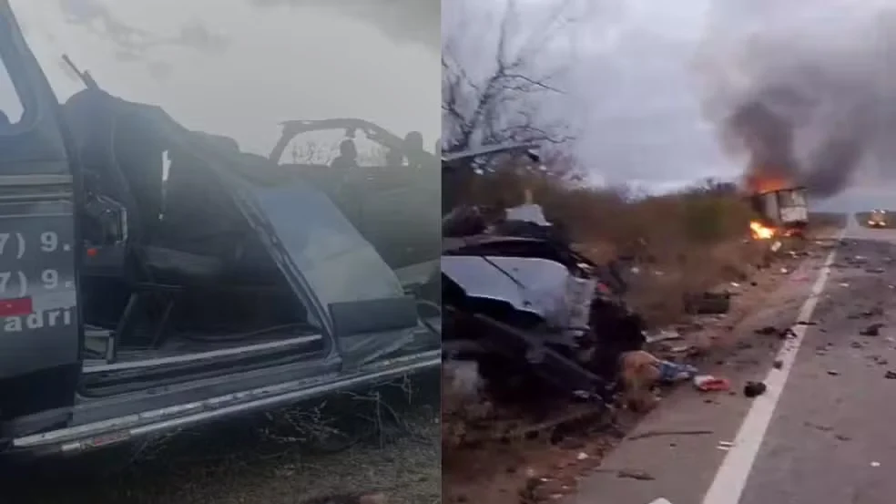 Tragédia em Pernambuco: sete pessoas morrem em acidente entre caminhão e van