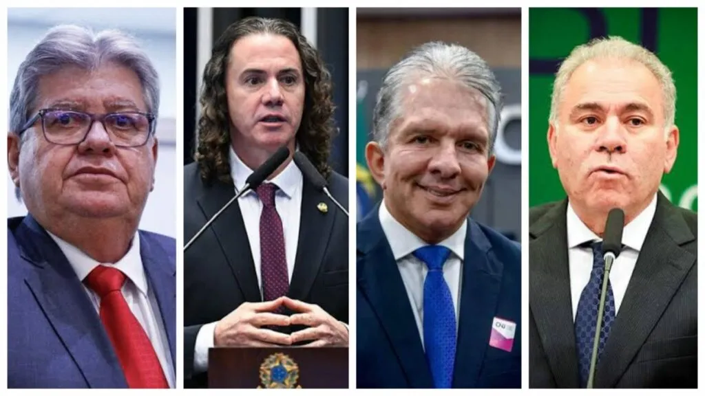 Quaest para o Senado na PB: João, 28%; Veneziano, 18%; Nabor, 12%; Queiroga, 7%; Major Fábio, 3%